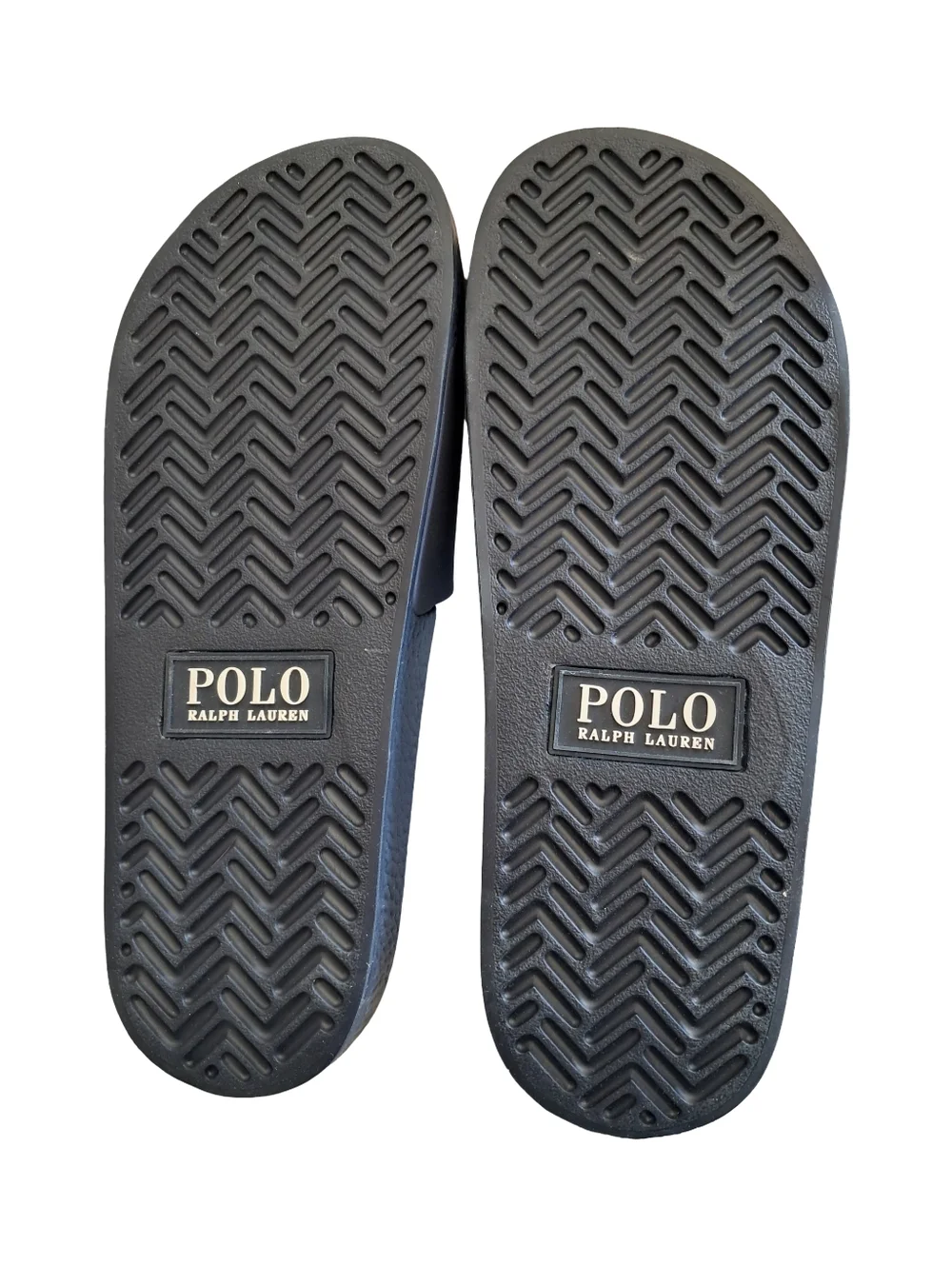 Polo Ralph Lauren Polo Bear Slides Sandals Mens Size 9 Navy NEW